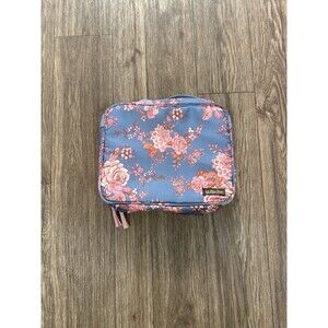Matilda Jane Girl's‎ Harlow Insulated Lunch Box Blue Pink Floral Carry Tote Bag